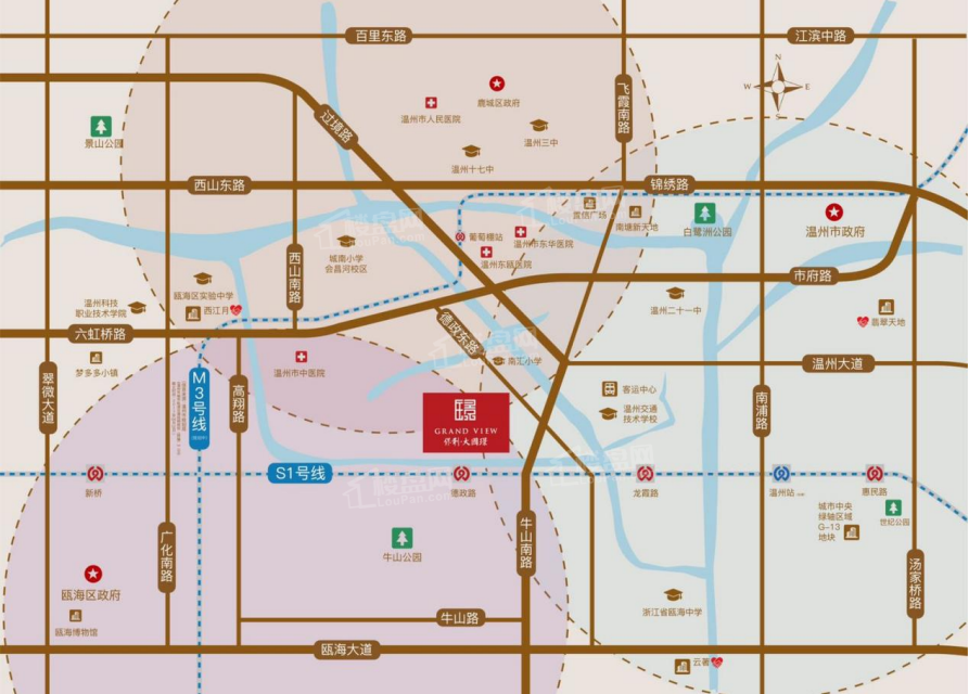 保利大国璟:温州洋房 近距南塘!