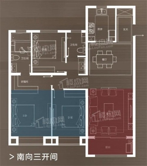 石家庄国赫天玺户型图图片