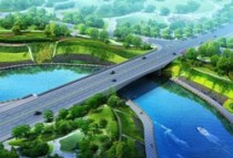 邵东县公园路桥建设火热施工