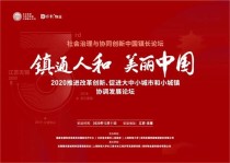 聚焦无锡！2020社会治理与协同创新中国镇长论坛在无锡召开