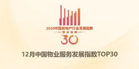 12月中国物业服务TOP30报告