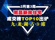 2021年2月第3周南昌新房住宅成交榜TOP10出炉！九龙湖占3席！