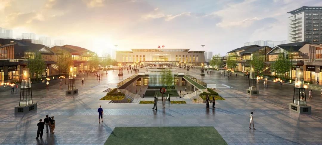 兴汉新区新地标中央商业大街举行开工仪式-汉中楼盘网