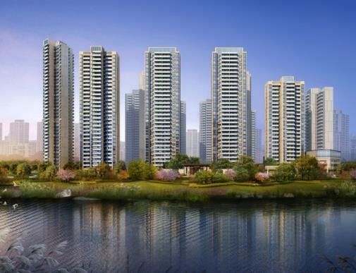 2021年3月德阳世家雍锦湖最新施工进度