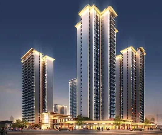 德阳吾悦广场(吾悦华府)21年4月最新施工进度图-德阳楼盘网