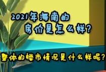 2021年海南的房价是怎么样？整体的楼市情况是什么样呢？