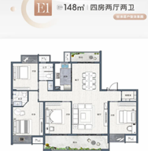 赣州蓉江新区联泰天禧户型图来咯!110-156平12种户型任你挑!