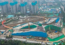淄博高新区文体场馆工程全面封顶，即将开放