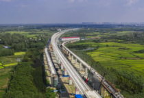 最新进展！滁宁城铁四线道岔连续梁完成浇筑！