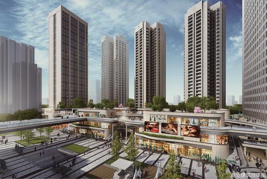 德阳五洲广场盛世唐苑2021年7月最新施工进度