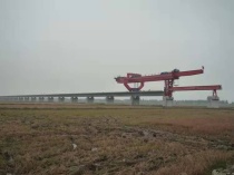 深汕西长沙湾特大桥首个主墩承台浇筑完成 !