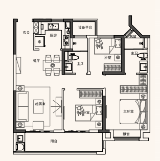 泰州城东鹏欣尚誉有哪些户型