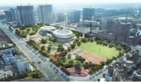 占地108亩丨井研县体育中心幸福公园计划4月底全部完工！