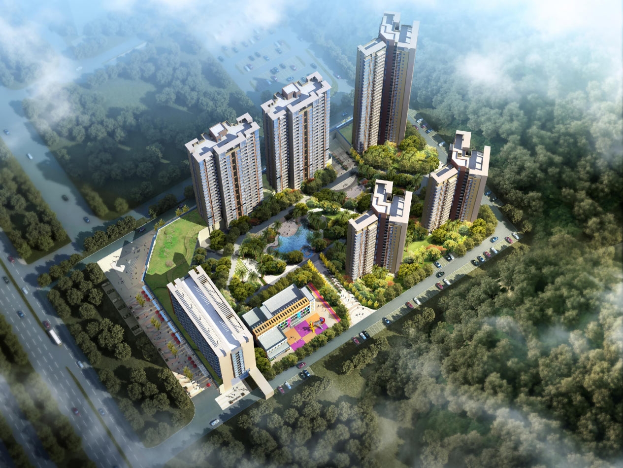 金科万绿春天约惠春天限时钜惠来袭5200元起抢城芯墅质大宅