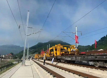 好消息！云南弥蒙高铁成功接入南昆高铁，轨道施工全部完成！