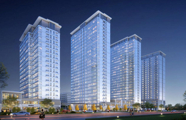 曲线美学建筑  镜面光幕新著  『中创•天曜』