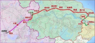 北沿江高铁（沪渝蓉高铁）江苏段通航论证获得交通运输部批复