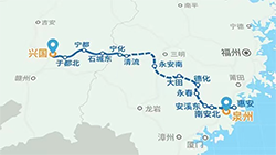 兴泉铁路全线站房建设完成!有7座新建车站预计今年9月底具备投入使用条件!