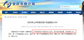 安庆上半年GDP公布！
