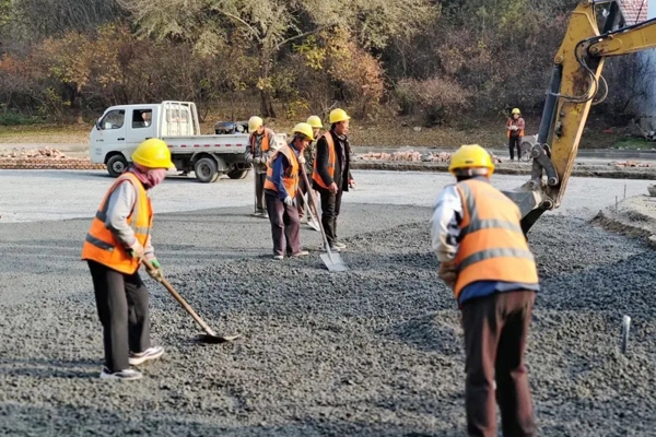潞州区城南生态苑改造工程“进度条”刷新