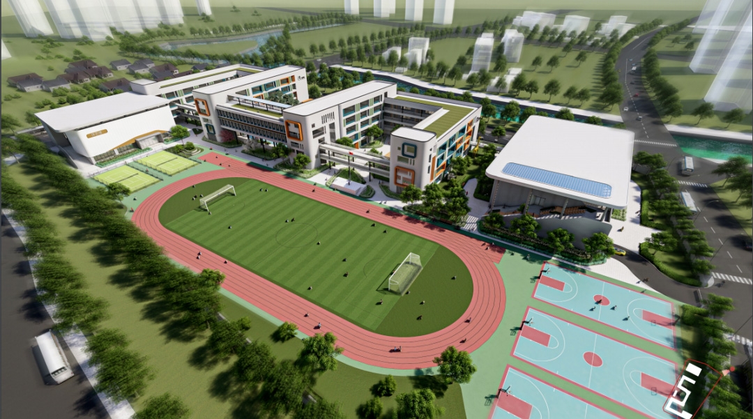 乐清市建设路小学南草垟校区，预计2024年9月投入使用