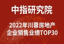 2022年川蓉房地产企业销售业绩TOP30