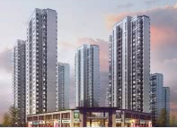 金轮翠雍华庭打造10栋77、91、93、110、132、134㎡高层住宅，B地块是占地约2.1万方商业配套（在建）