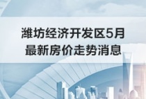 潍坊经济开发区5月房价速看！2023年潍坊经开区5月房价走势最新消息