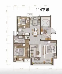 广阳区三叶公园现房，城铁廊坊东站对面，面积85-103-114-118，首付25万起