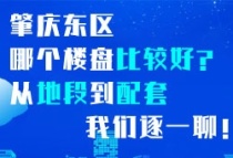 肇庆东区哪个楼盘比较好？从地段到配套，我们逐一聊！