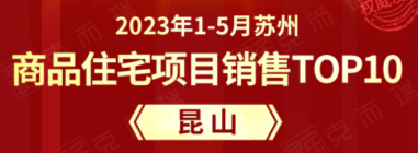 2023年1-5月昆山楼市销售Top10出炉，这些房企和楼盘领跑！