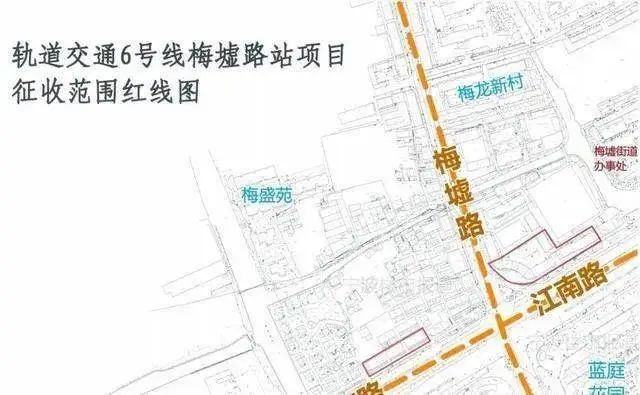 宁波高新区6号线梅墟路站周边地块规划调整草案！