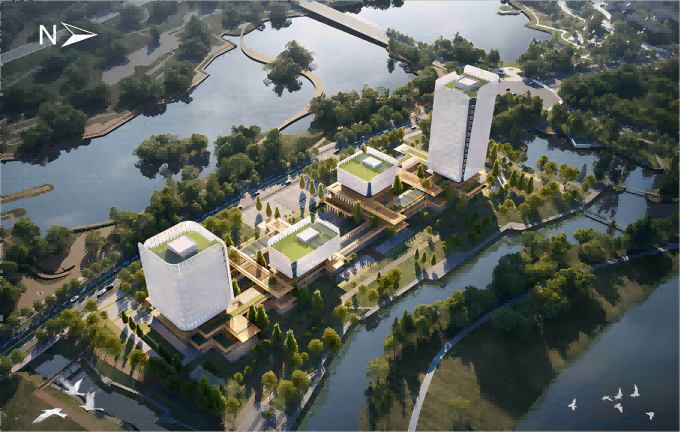安吉两山未来科技城临溪科创中心即将开建