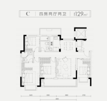 宁波明玥春汀在售改善型户型129㎡!欢迎品鉴!