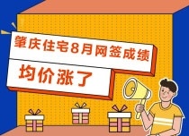 肇庆住宅8月网签成绩总结：均价涨了，四会网签量最大