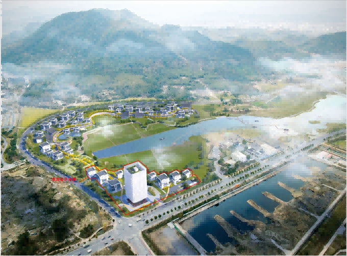 安吉“两山”未来科技城环湖科创中心建设项目（三号地块）规划（建筑）设计方案