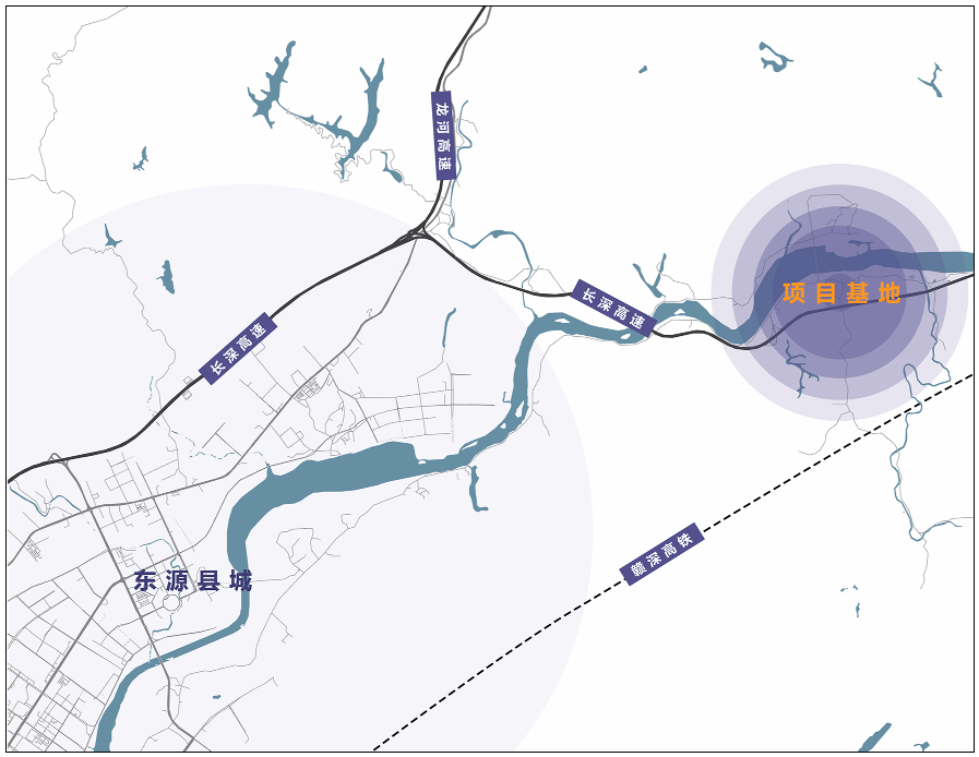 河源东源县义合镇未来将构建“一核一轴一带三片区”的规划结构