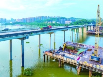 惠河高速改扩建东江特大桥最新进度！首个主墩承台完工