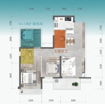南宁华润未来城市在售81㎡超能三房!该户型如何?