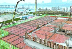 川东北金融中心二期一标段进入地上主体结构施工阶段