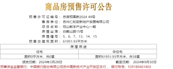 阳山数字产业中心一期于2024.03.28新领预售许可证一张