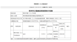 常州第二工人文化宫招标计划公布