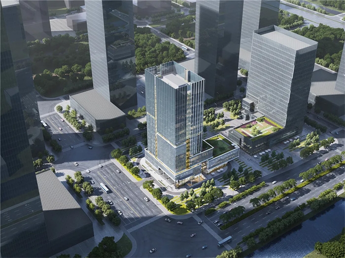 首个央企总部大厦刚刚签约西太湖总高90米