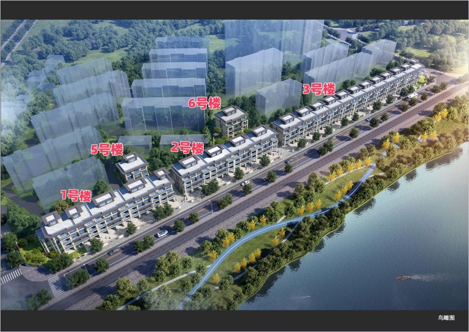 本色滨江院子 一线江景别墅大宅 已将开售建面201-500平