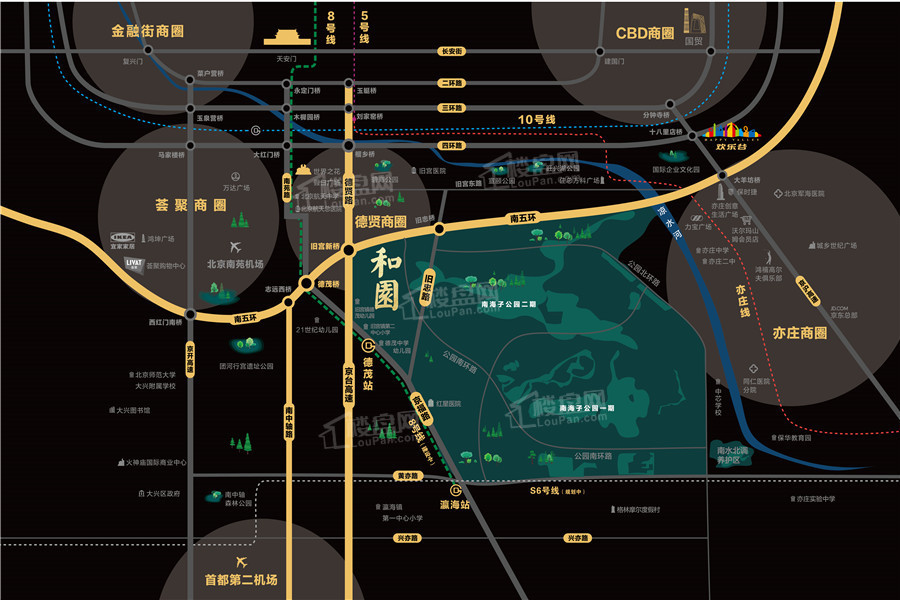 中铁华侨城和园位置图