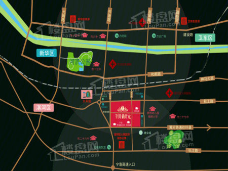 千田理想城位置图
