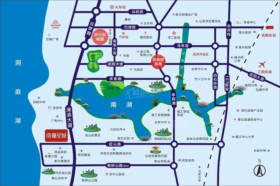 玉鑫·南湖星城位置图