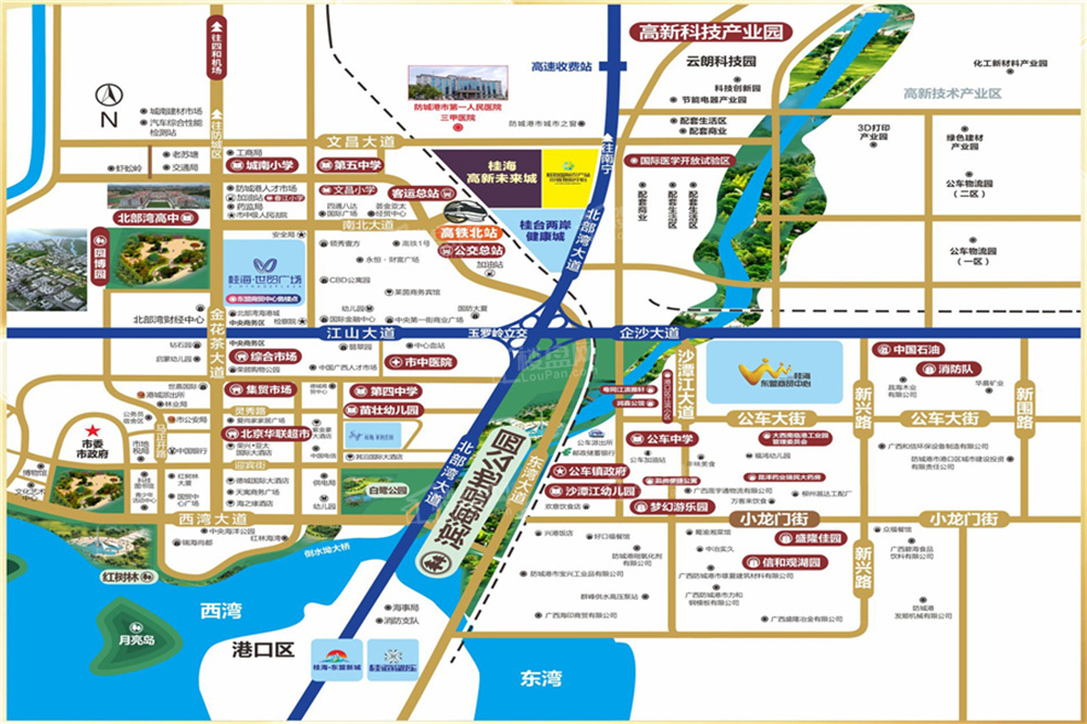 桂海高新未来城位置图