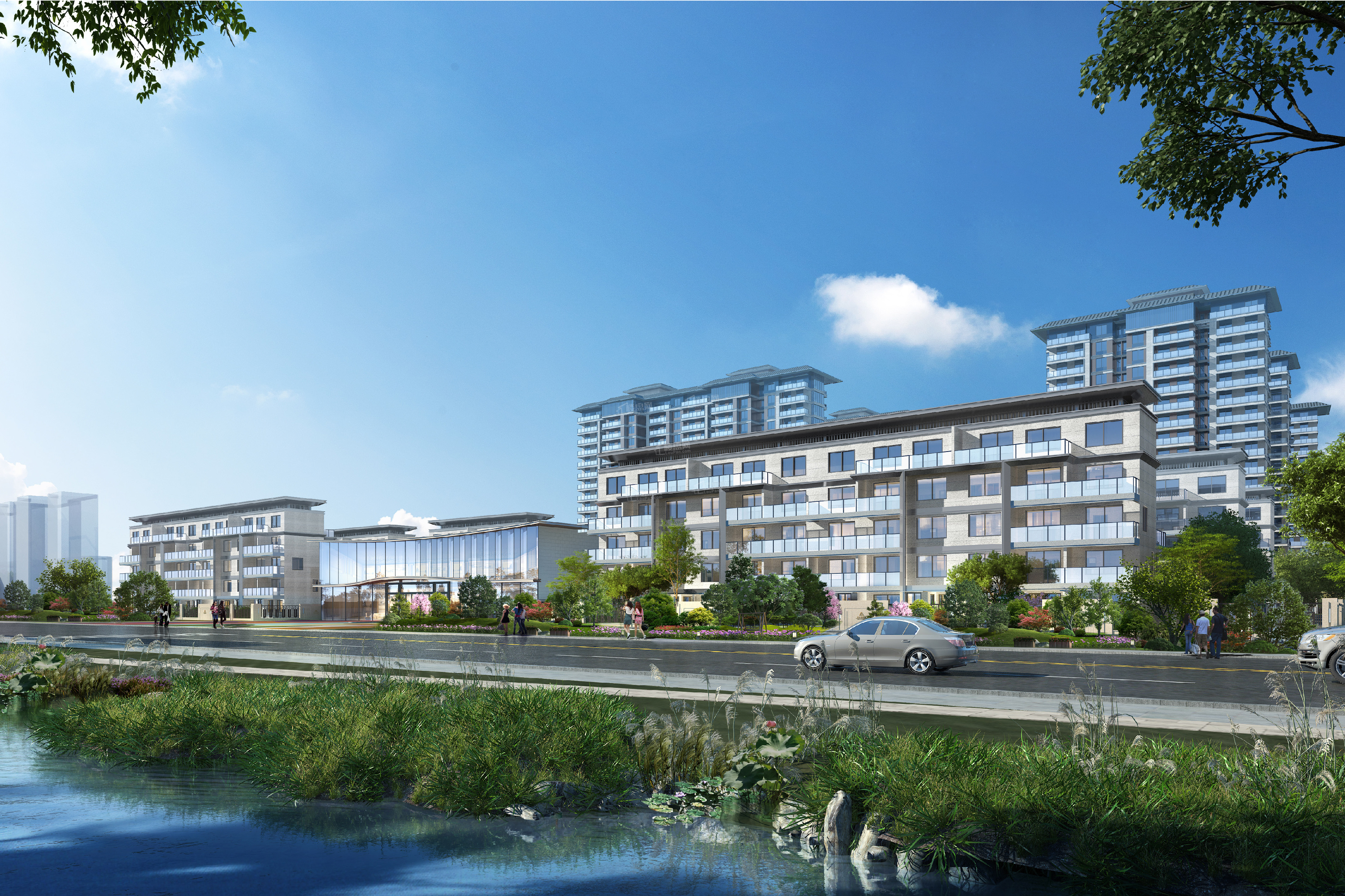 建业·紫园效果图