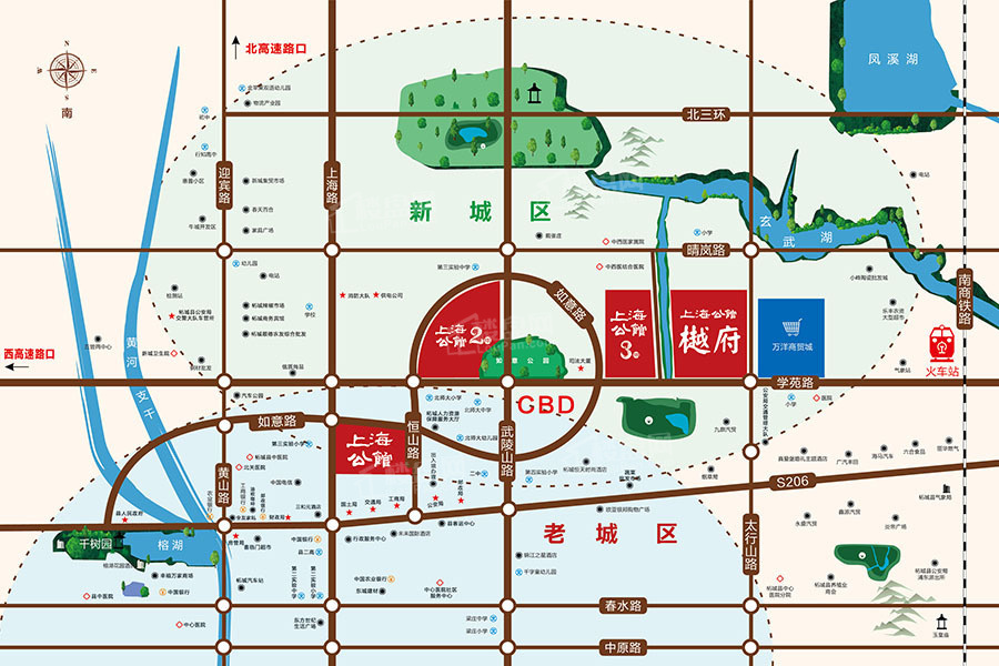 上海公馆樾府位置图